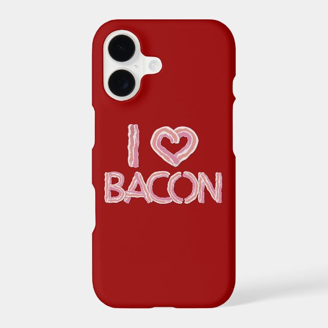 I Love Bacon Case-Mate iPhone Case (Back)