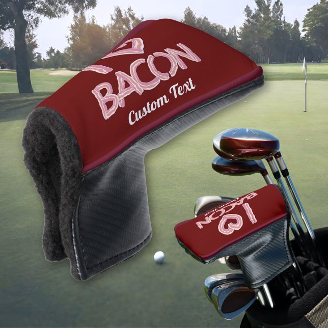 I Love Bacon Golf Head Cover (Creator Uploaded)