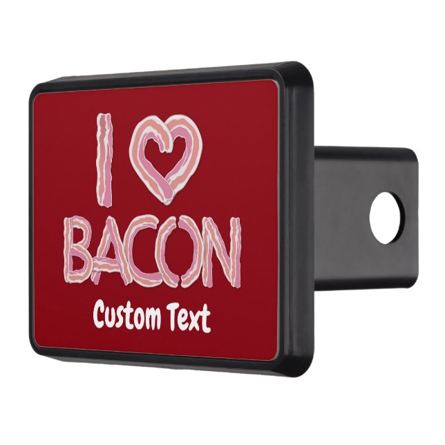 I Love Bacon Hitch Cover (Left)