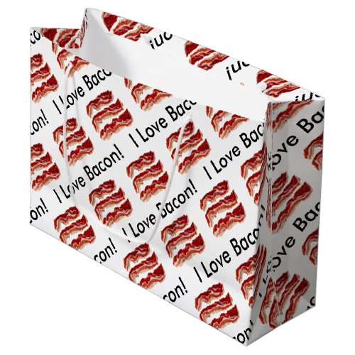 I Love Bacon Large Gift Bag