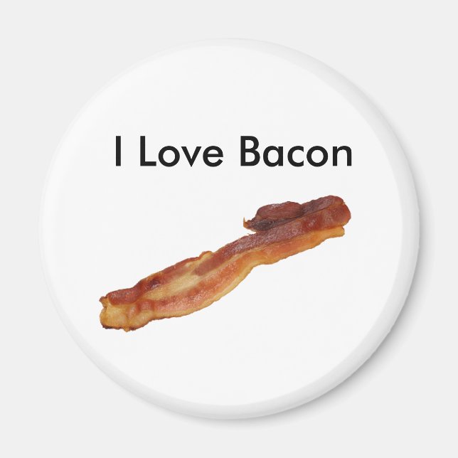 I Love Bacon Magnet (Front)
