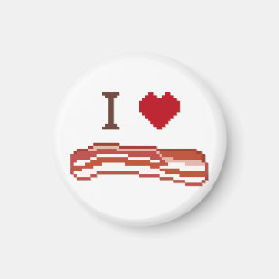 I Love Bacon Magnet