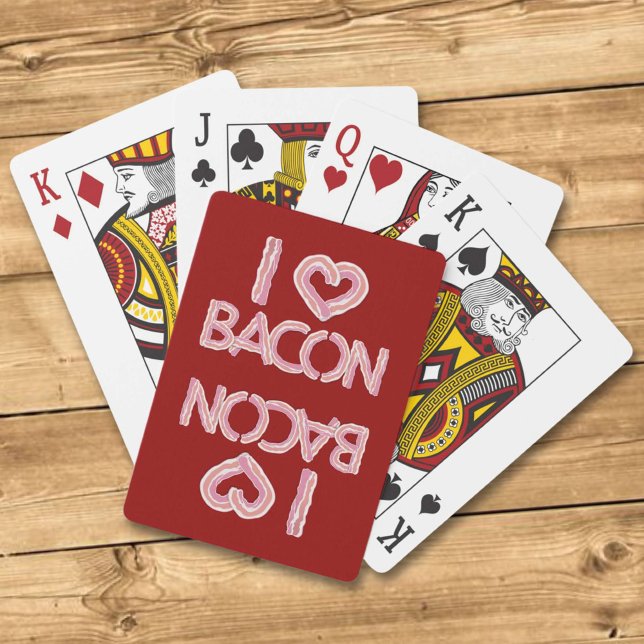 I Love Bacon Poker Cards (Creator Uploaded)
