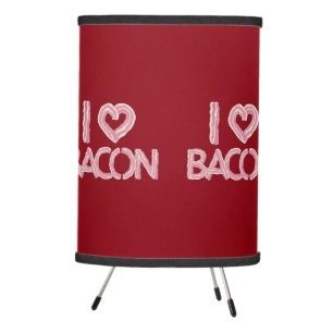 I Love Bacon Tripod Lamp