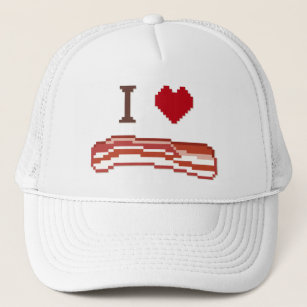 I Love Bacon Trucker Hat