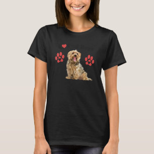 I Love Bad Boys Male Yorkie Puppy Dog Mom Joke Qu T-Shirt