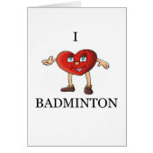 i love badminton (Front)