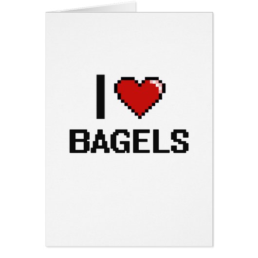I Love Bagels Cards (Front)