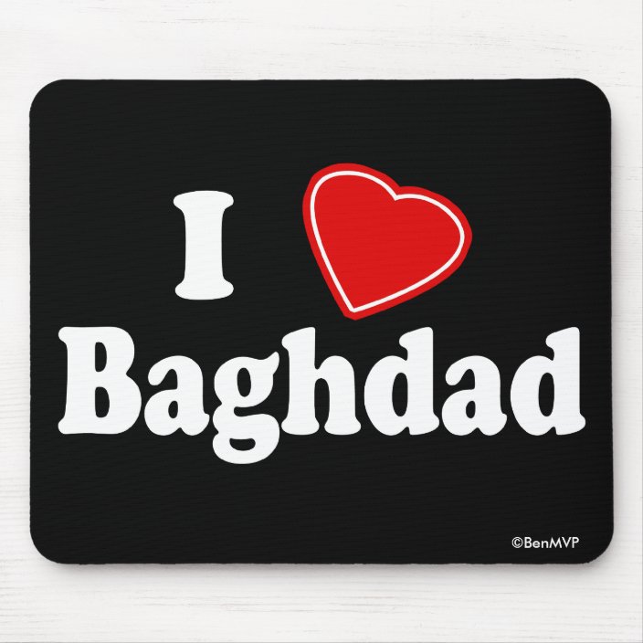 I Love Baghdad Mousepad