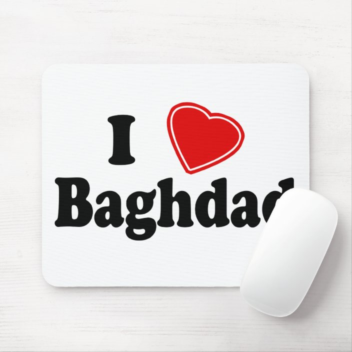 I Love Baghdad Mousepad