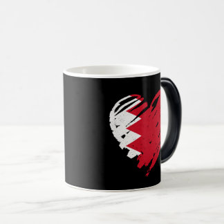 I Love Bahrain - Bahraini Flag Hear Color Morph Mug
