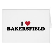 I Love Bakersfield California (Front Horizontal)
