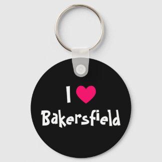 I Love Bakersfield Keychain