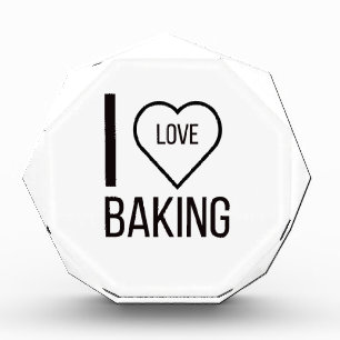 I LOVE BAKING ACRYLIC AWARD