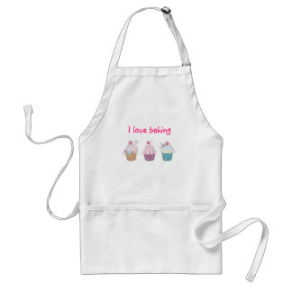 I Love Baking Adult Apron