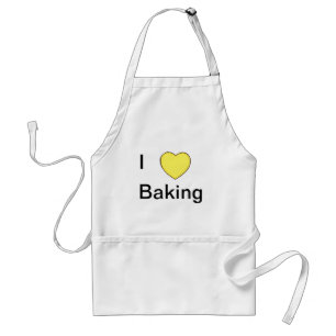I Love Baking Adult Apron