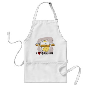 I Love Baking Adult Apron