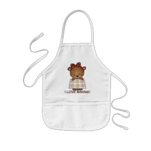 I Love Baking apron