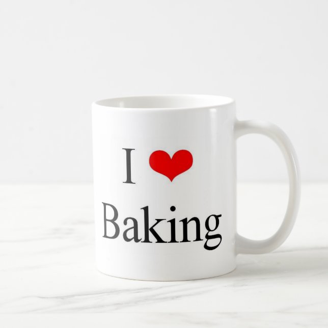 I Love Baking Coffee Mug (Right)