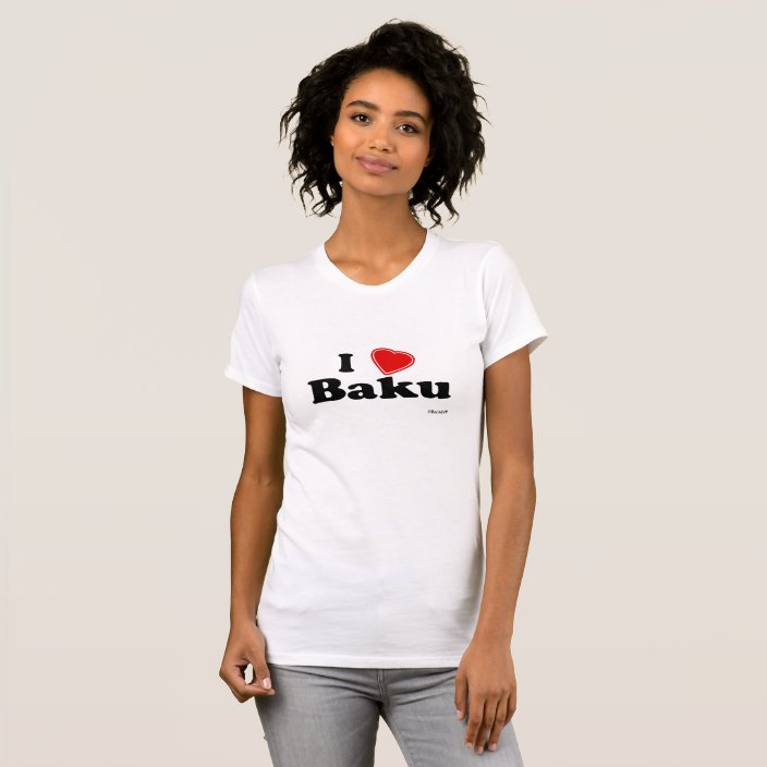 I Love Baku Tee Shirt
