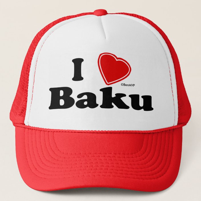 I Love Baku Trucker Hat