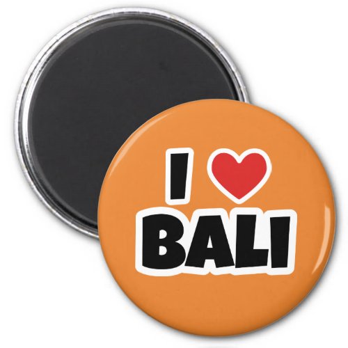 I love Bali Magnet