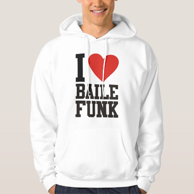 I love BALL FUNK Hoodie (Front)