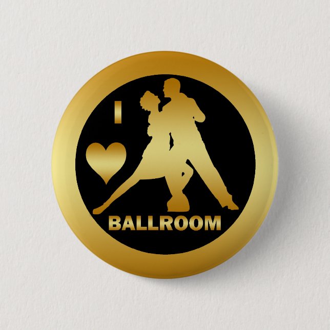 I LOVE BALLROOM BUTTON (Front)
