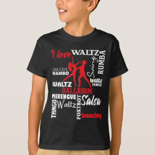 I Love Ballroom Dancing - Dance Instructor Pair Ch T-Shirt