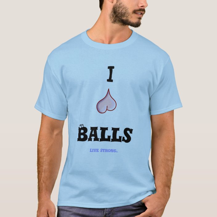 balls tee shirt