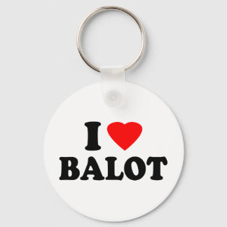 I Love Balot Keychain