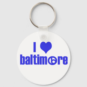 I Love Baltimore Keychain