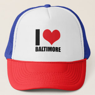 I love Baltimore Trucker Hat