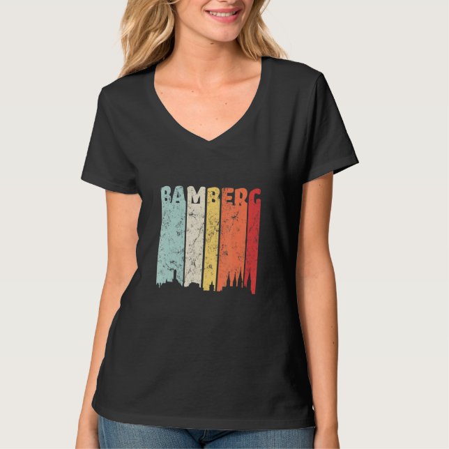 I Love Bamberg City Oberfranken World Cultural Her T-Shirt (Front)