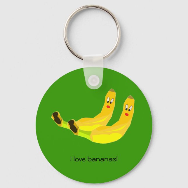 I love Bananas Keychain (Front)