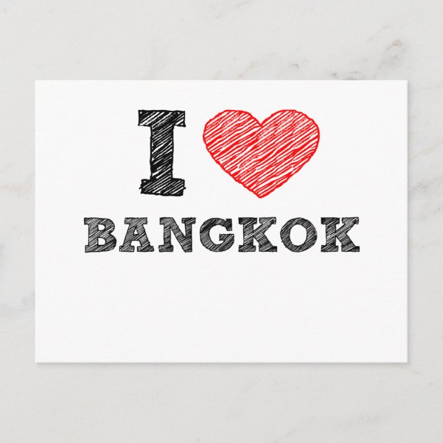 I Love Bangkok Postcard (Front)