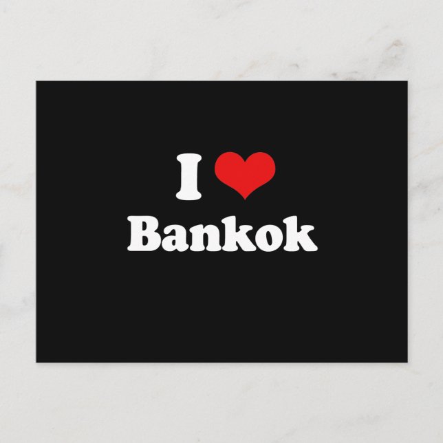 I LOVE BANGKOK POSTCARD (Front)