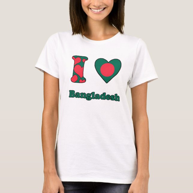 I love Bangladesh T-Shirt (Front)