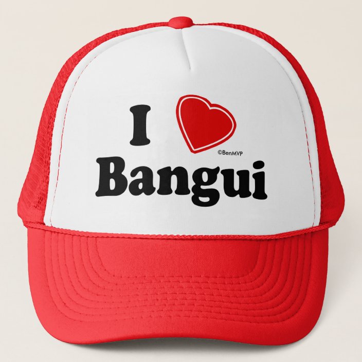 I Love Bangui Hat