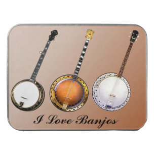 I LOVE  BANJOS JIGSAW PUZZLE