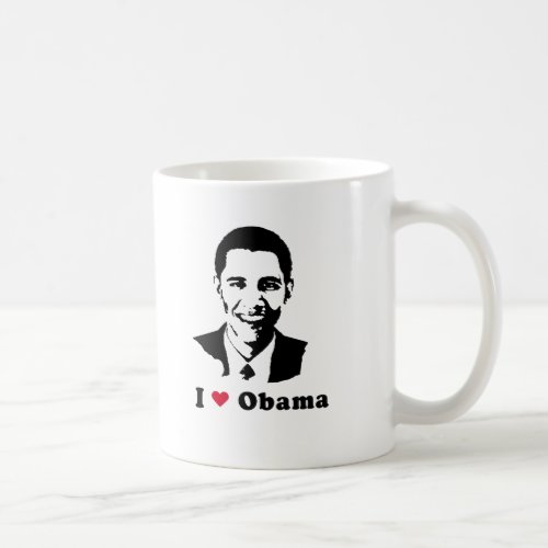 I Love Barack Obama Coffee Mug