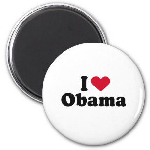 I Love Barack Obama Magnet