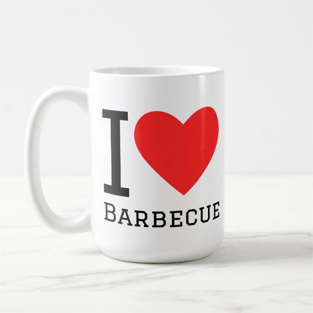 I love barbecue coffee mug (Left)