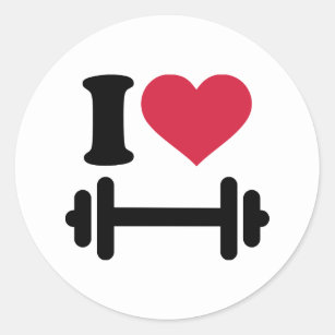 I love Gym Sticker