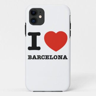 I Love Barcelona iPhone 11 Case