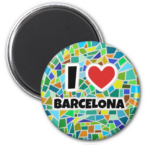 I love Barcelona Magnet