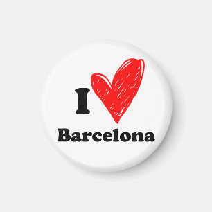 I love Barcelona Magnet