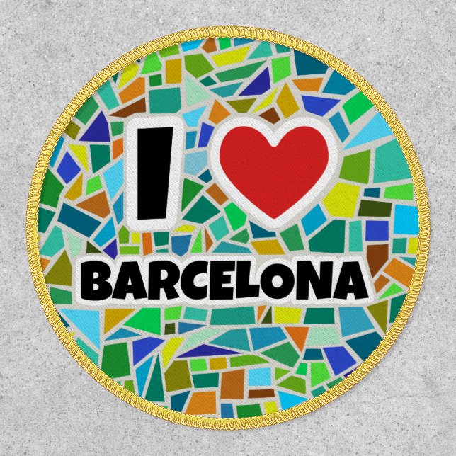 I love Barcelona Patch (Front)