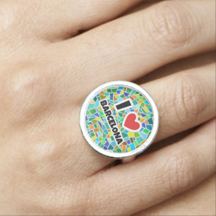 I love Barcelona Ring