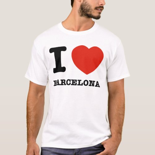 I Love Barcelona T_Shirt